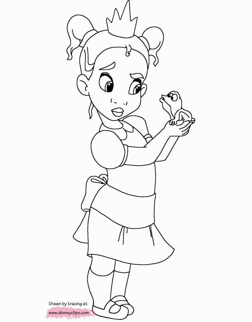 Disney Baby Princess Coloring Pages Elegant Disney Little Princesses Coloring Pages D