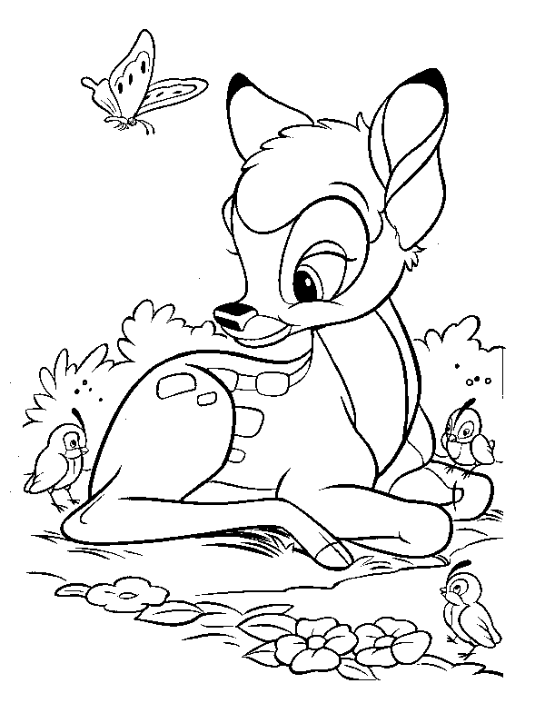 Bambi Kleurplaten Disneykleurplaten Com Raskraski Raskraski Disnej Letnie Raskraski