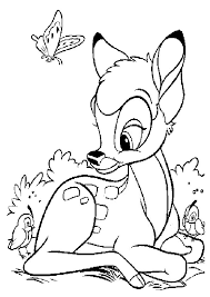 Bambi Kleurplaat Google Zoeken Disney Coloring Sheets Deer Coloring Pages Disney Colo