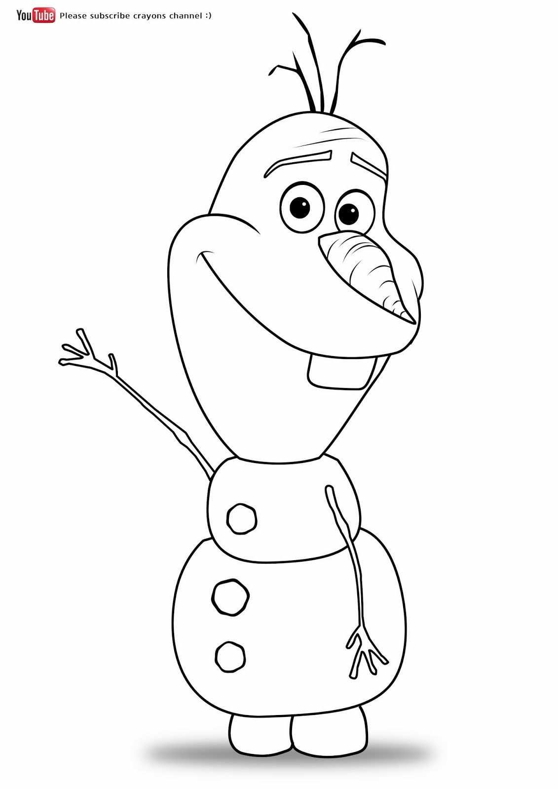 Frozen Olaf Coloring Pages For Kids Snowman Coloring Pages Frozen Coloring Pages Froz