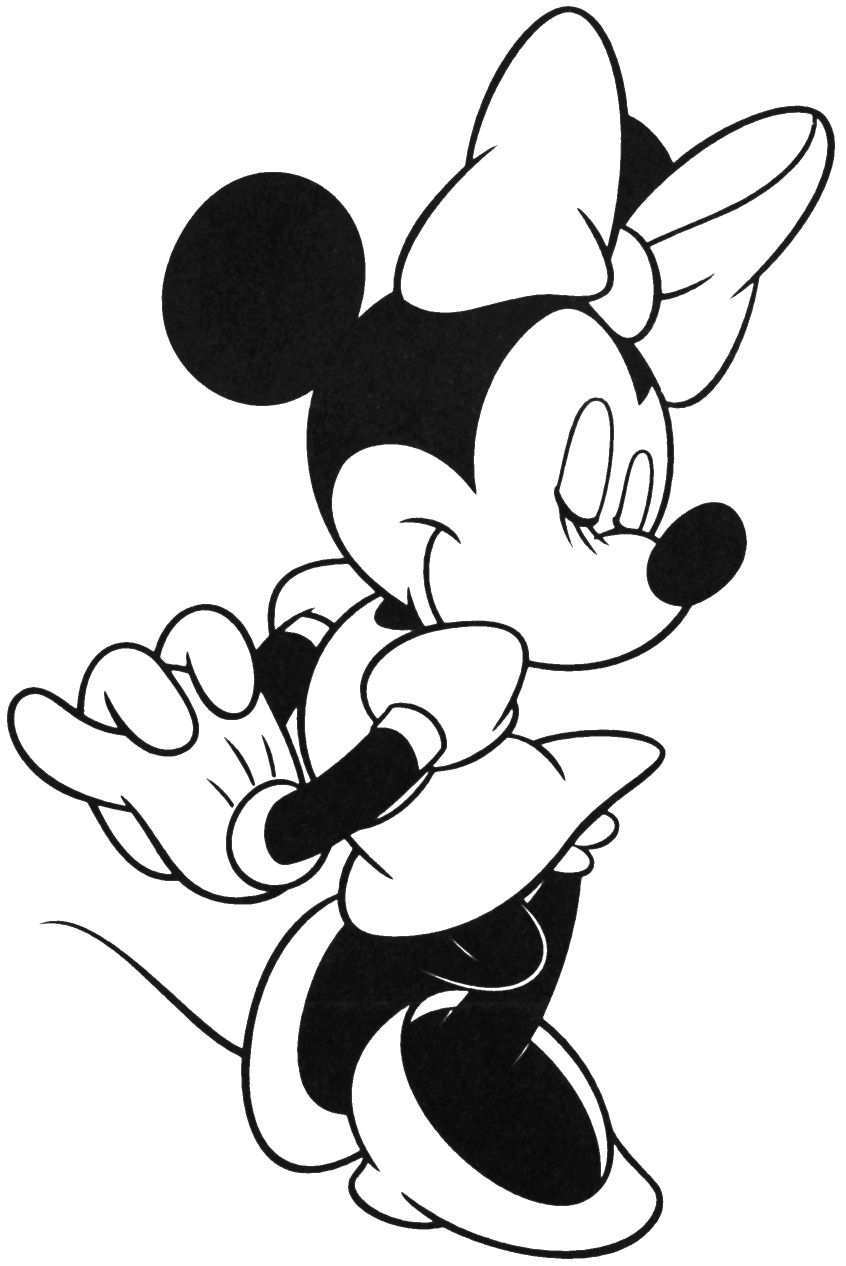Minnie Mouse Disney Kleurplaten Kleurplaten Mickey Mouse