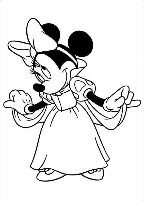Minnie Mouse Coloring Pages 41 Minnie Mouse Coloring Pages Disney Coloring Pages Mick