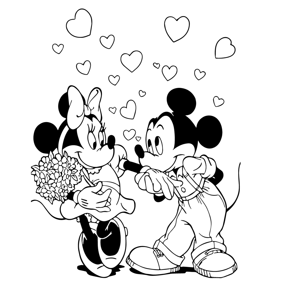 Site Search Discovery Powered By Ai In 2020 Minnie Mouse Coloring Pages Valentine Col
