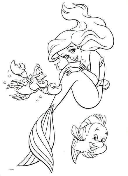 Princess Ariel Coloring Pages Kleurplaten Fee Kleurplaten Disney Kleurplaten