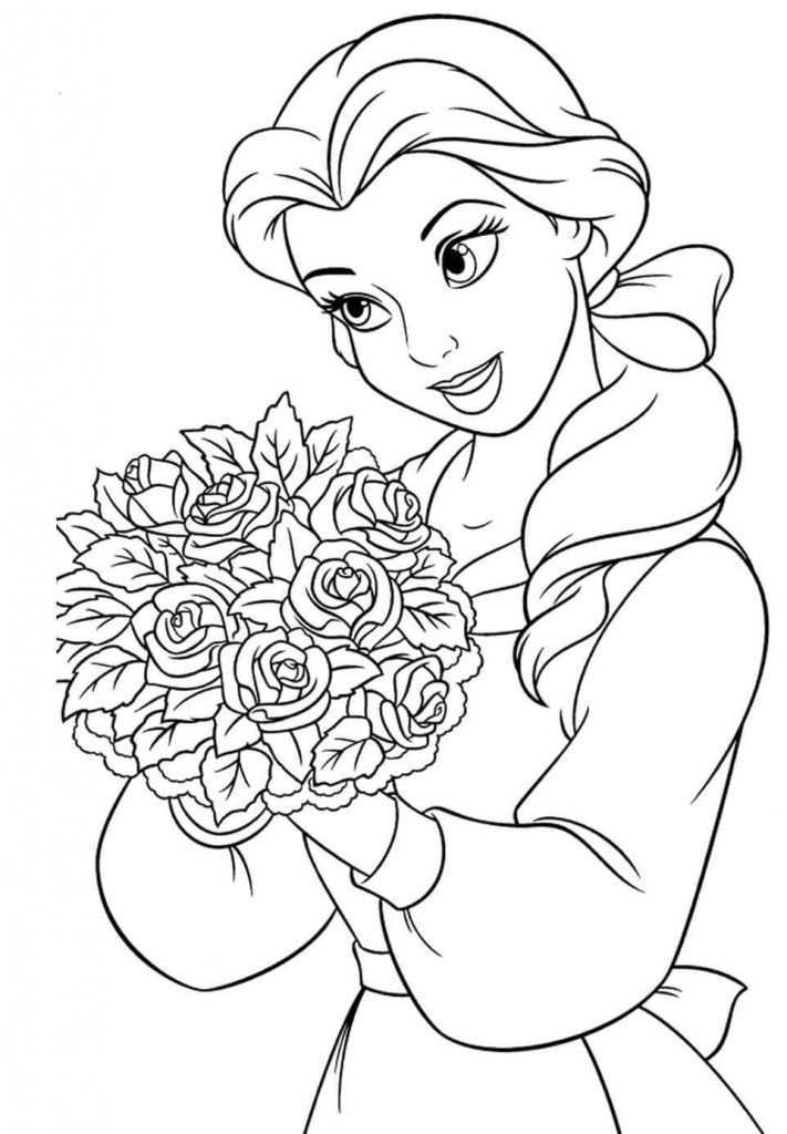 Color By Number Printables Coloring Rocks Disney Princess Coloring Pages Belle Colori