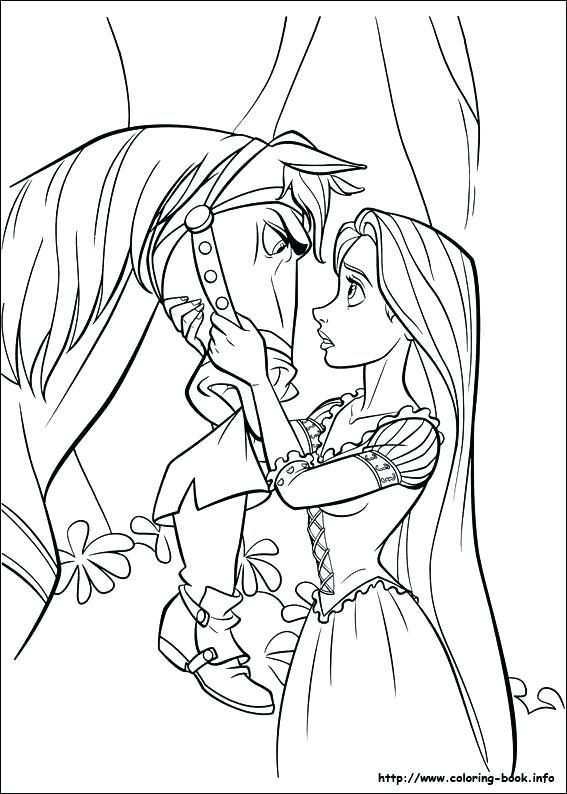 Rapunzel Kleurplaat Tangled Coloring Picture Rapunzel Toren Kleurplaat Kleurplaten Di