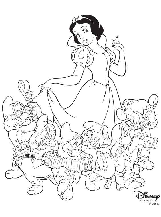 Disney Princess Snow White On Crayola Com Disney Princess Coloring Pages Snow White C
