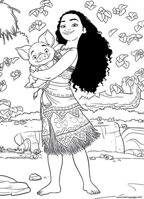 Viana Zum Ausmalen Moana Coloring Pages Moana Coloring Disney Coloring Pages