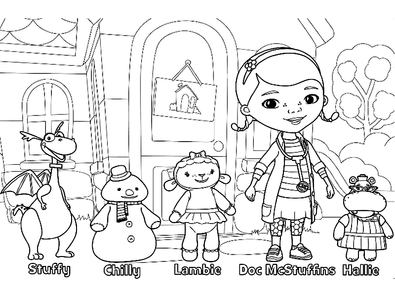 Leuk Voor Kids Doc Mcstuffins 0003 Doc Mcstuffins Coloring Pages Doc Mcstuffins Disne