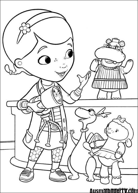 Ausmalbilder Doc Mcstuffins Doc Mcstuffins Coloring Pages Disney Coloring Pages Color