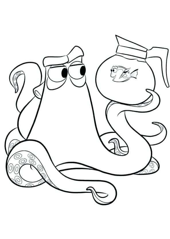 Finding Nemo Characters Coloring Pages Kleurplaten Kleurboek Boek Bladzijden Kleuren