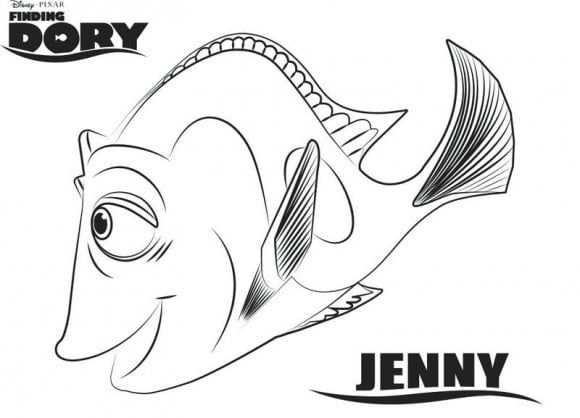 Desenhos Colorir Finding Dory