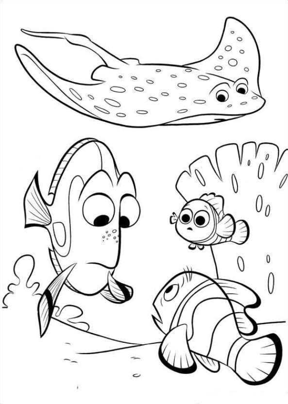 Kids N Fun Coloring Page Finding Dory Finding Dory Finding Nemo Coloring Pages Nemo C