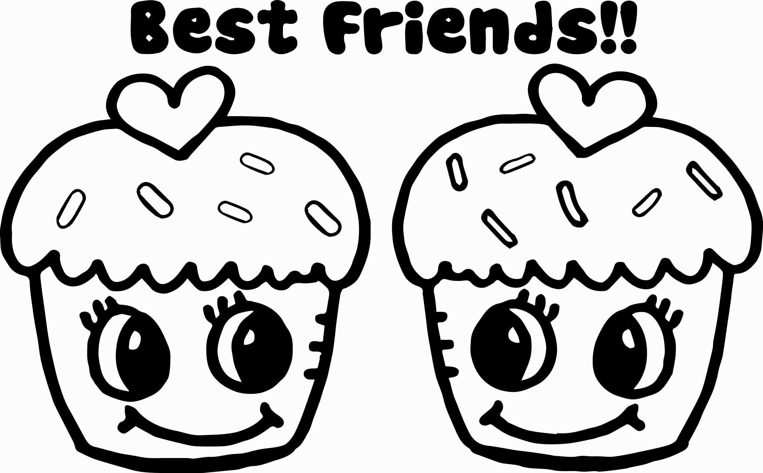 Bff Coloring Pages To Print Fresh Coloring Page Pretty Cupcake Coloring Page Free Pri