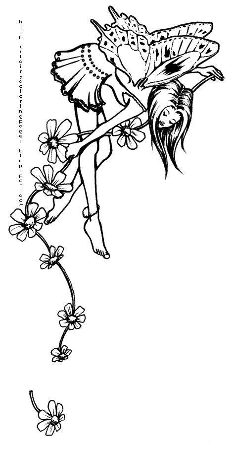 Fairycolouringpicture Gif 475 905 Pixels Fairy Coloring Pages Fairy Coloring Fairy Tattoo