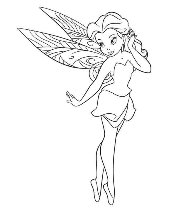 Kleurplaat Elfje Tinkerbell Disegni Da Colorare Immagini Disegni