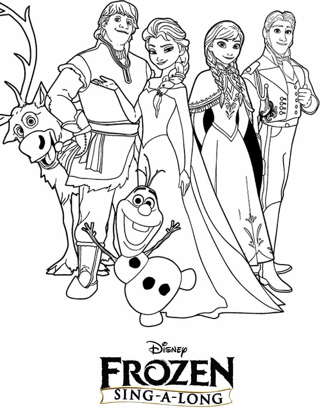 Frozen Coloring Page Frozen Kleurplaten Prinses Kleurplaatjes Kleurboek