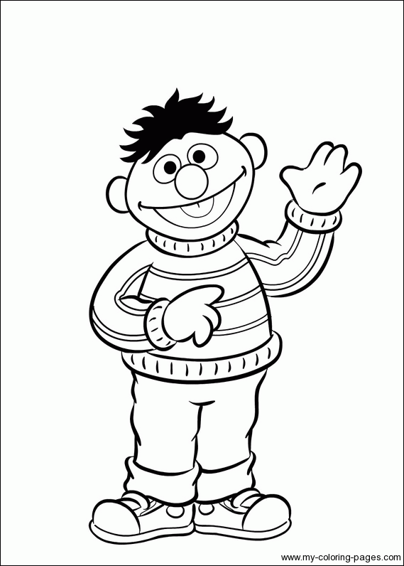 Ernie Bert Coloring Pages Coloring Pages Sesame Street Coloring Pages Coloring Books