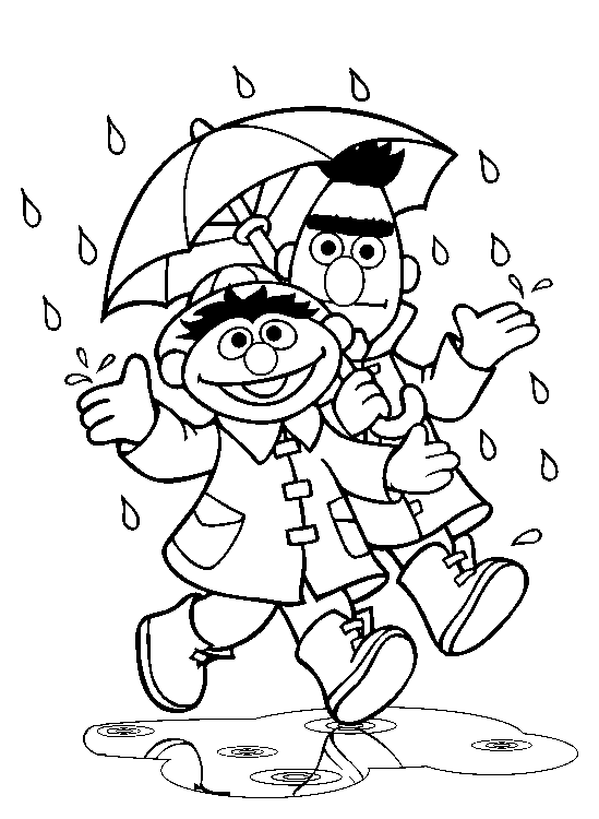 Sesame Street Coloring Pages Bert And Ernie Sesame Street Coloring Pages Coloring Pag