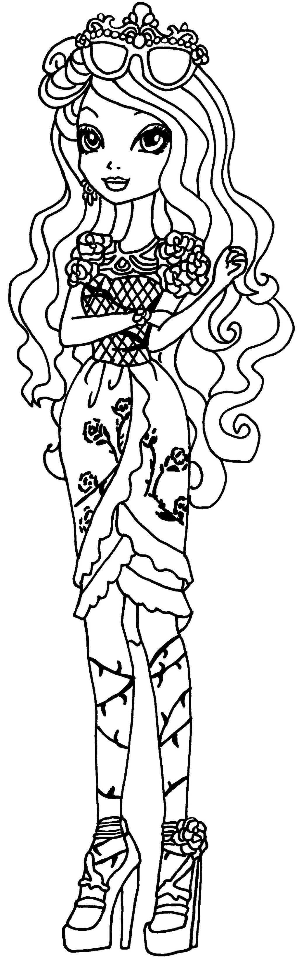 Ever After High Coloring Pages Coloring Pages For Girls Colouring Pages