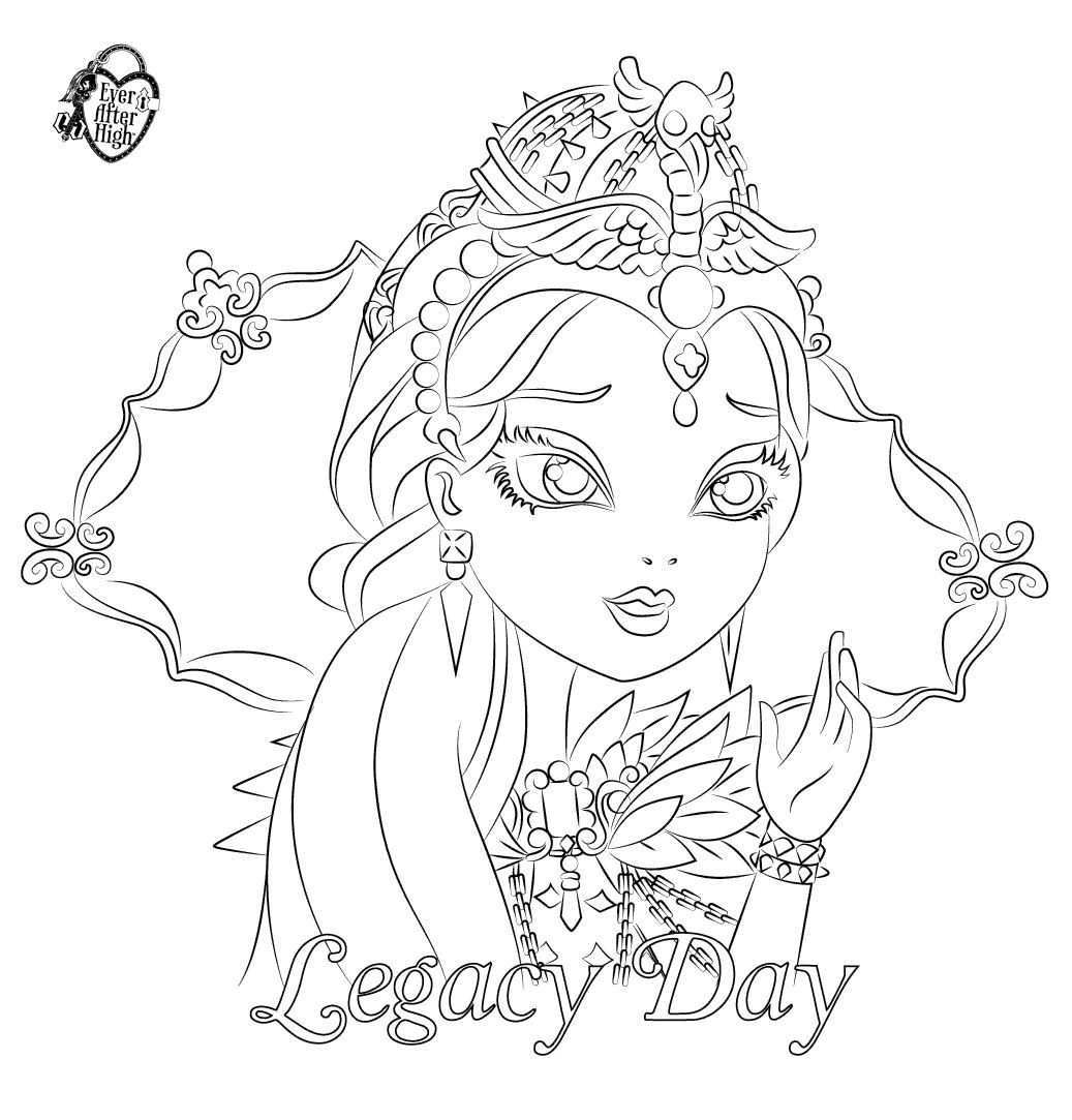 Images For Ever After High Coloring Pages Raven Queen Coloring Pages Ever After High