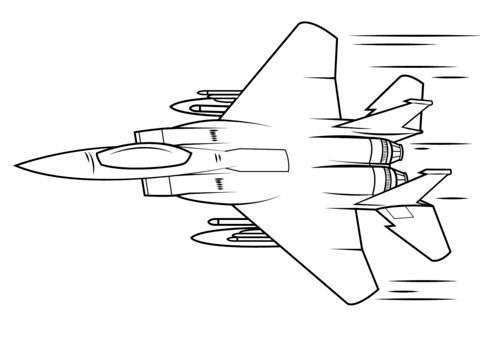 F 15 Eagle Kleurplaat Kleurplaten Gratis Kleurplaten Prints