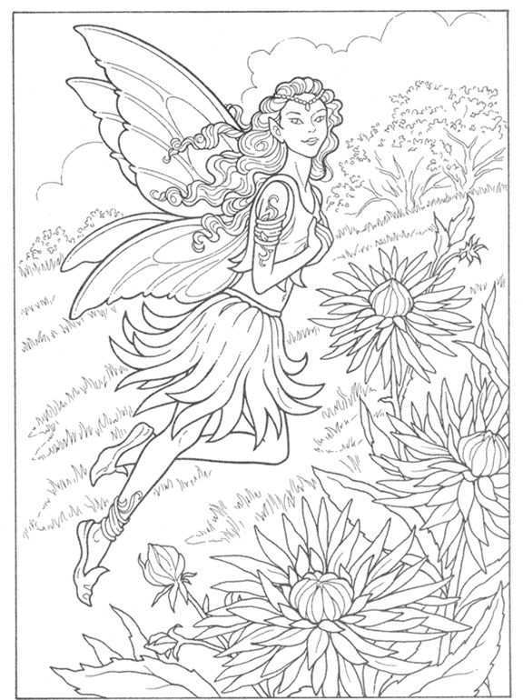 Welcome To Dover Publications Fairy Coloring Pages Fairy Coloring Coloring Pages