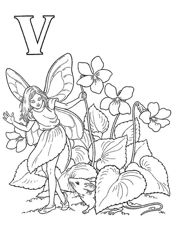 Kids N Fun Coloring Page Alfabet Elfjes Alfabet Elfjes Fairy Coloring Pages Fairy Col