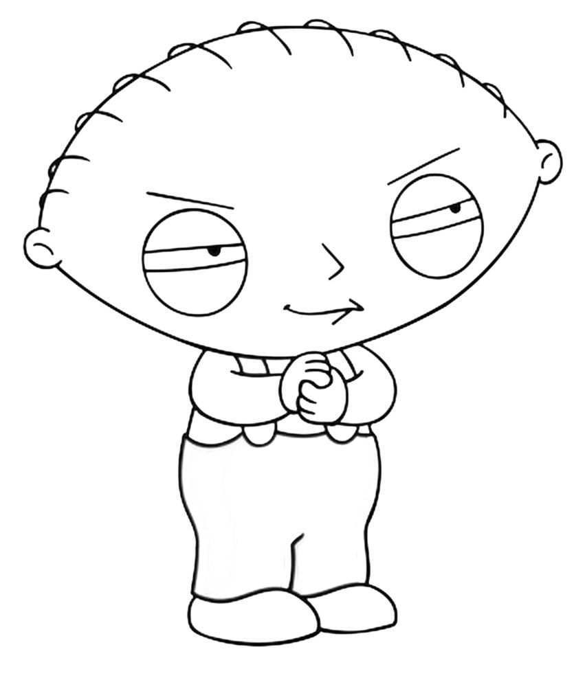Free Family Guy Coloring Pages Printable Family Coloring Pages Cartoon Coloring Pages