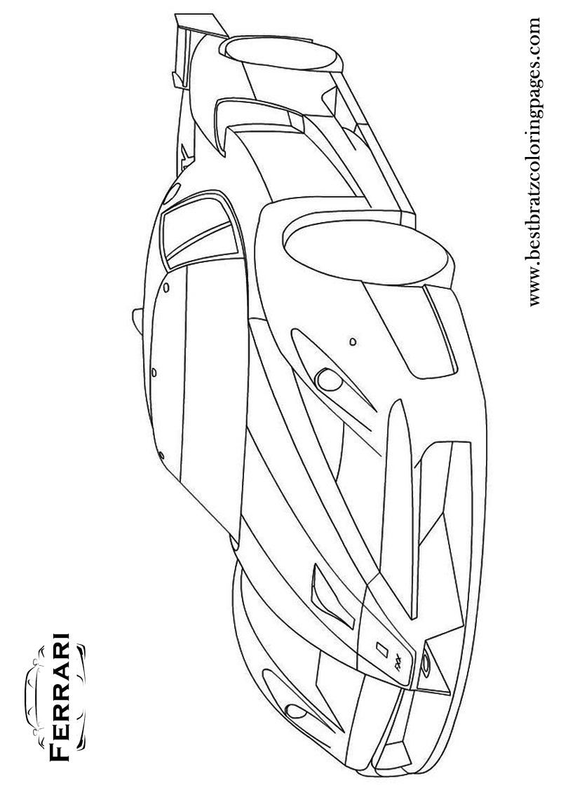 Free Printable Ferrari Coloring Pages For Kids Bratz Coloring Pages Kids Coloring Boo