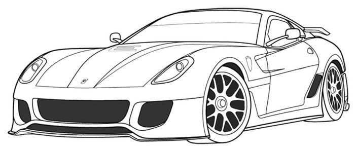 Ferrari 599xx Coloring Page Cars Coloring Pages Coloring Pages Super Coloring Pages