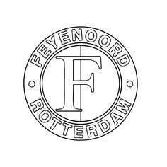 Leuk Voor Kids Kleurplaat Feyenoord Rotterdam Cricut Vinyl Coloring Pages Silhouette