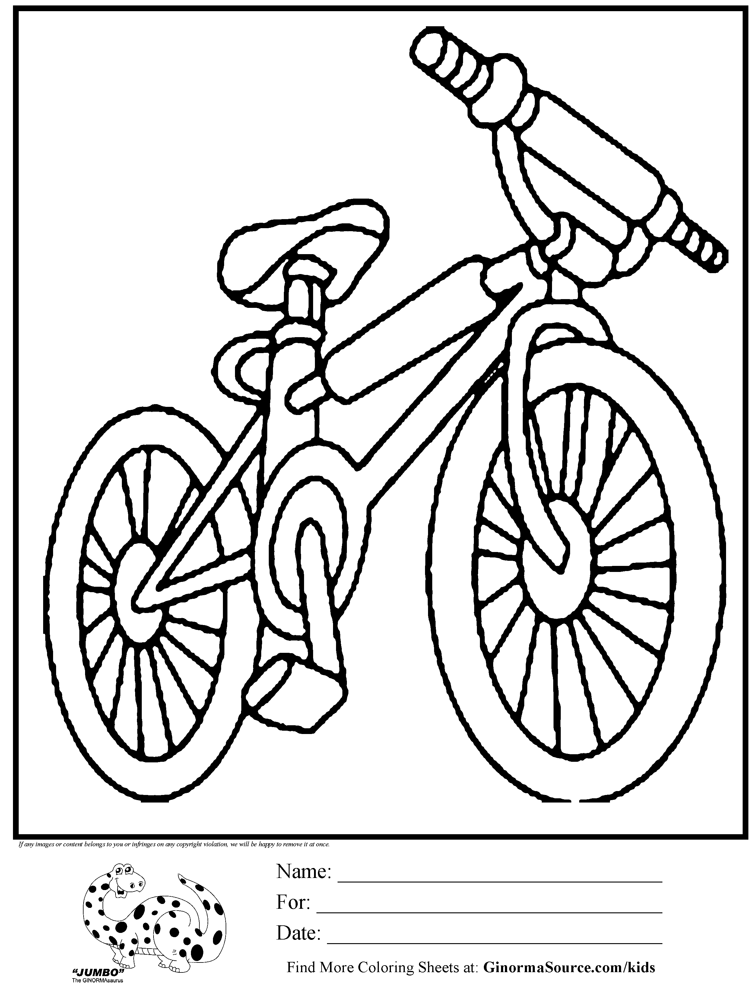 Olympic Colouring Page Bmx Bike Ginormasource Kids Coloring Pages Cool Coloring Pages