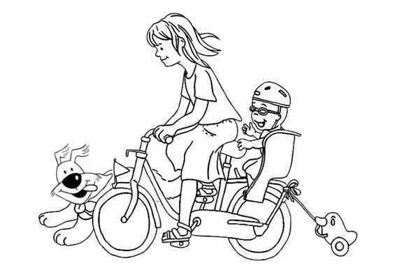 Kleurplaat Fietser Coloring Pages Art Good Company