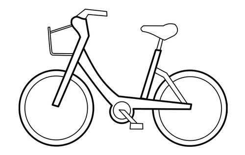 Kleurplaat Fiets Afb 22721 Fiets Tekening Fiets Gratis Clipart