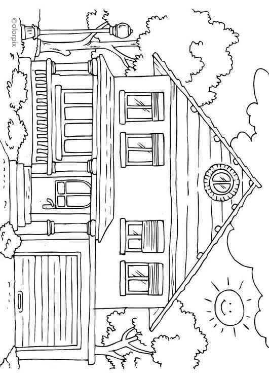 Kleurplaat Huis Buitenkant Gratis Kleurplaten Om Te Printen Diagram Derivative