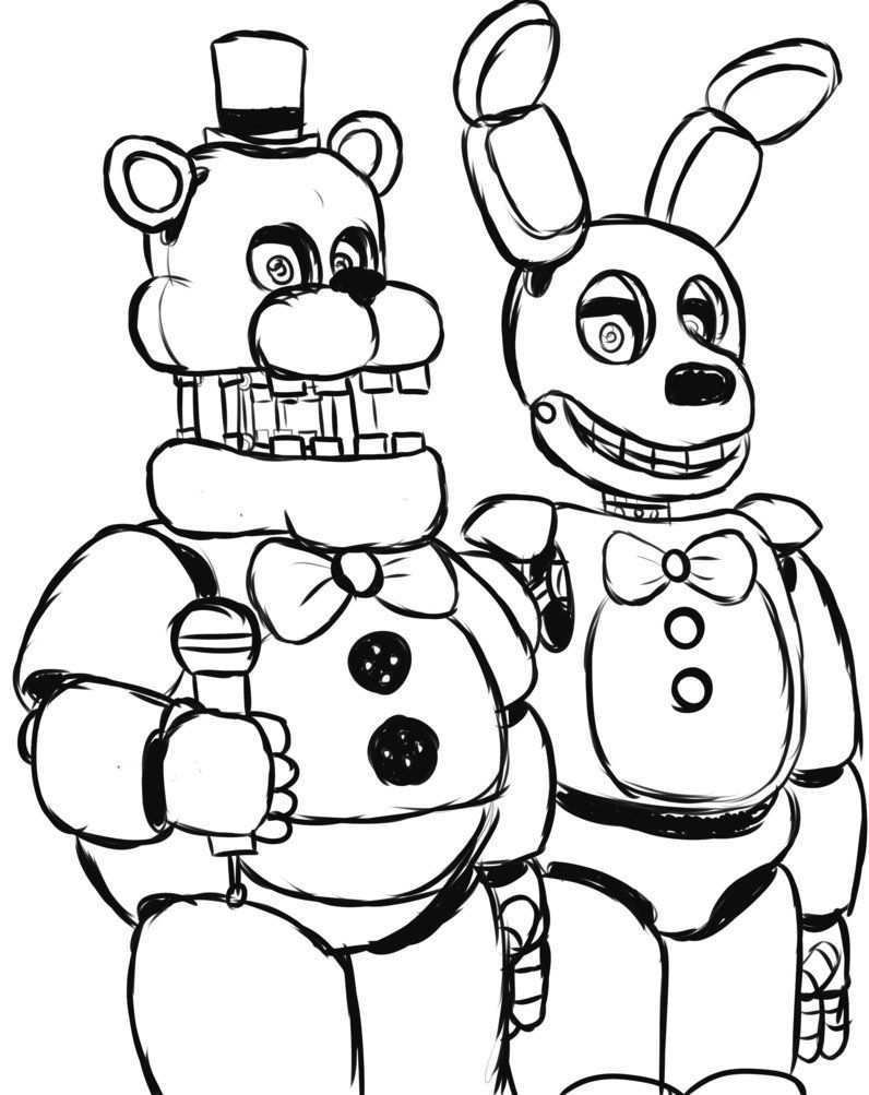 Fredbear And Springbonnie By Cosmictangent92 Pintar E Colorir Pinturas Para Colorir I