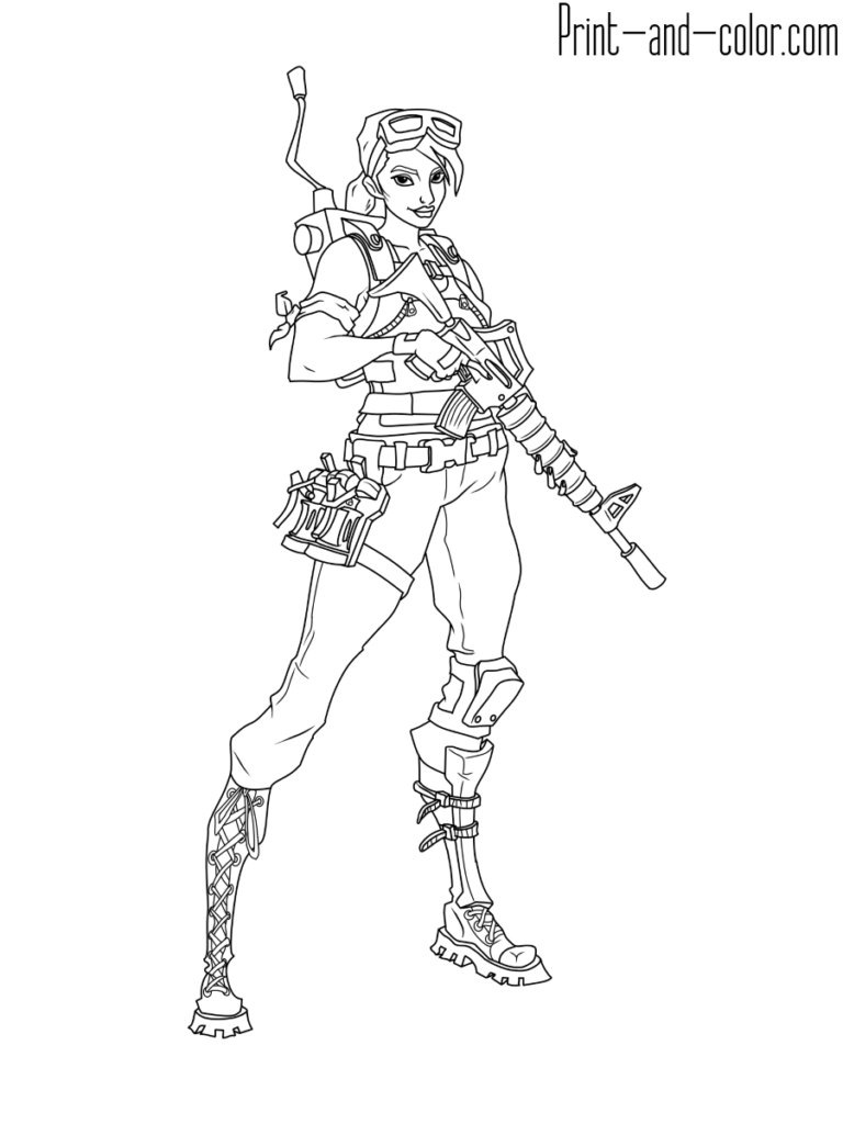 Fortnite Coloring Pages Print And Color Com Coloring Pages Dance Coloring Pages Anima