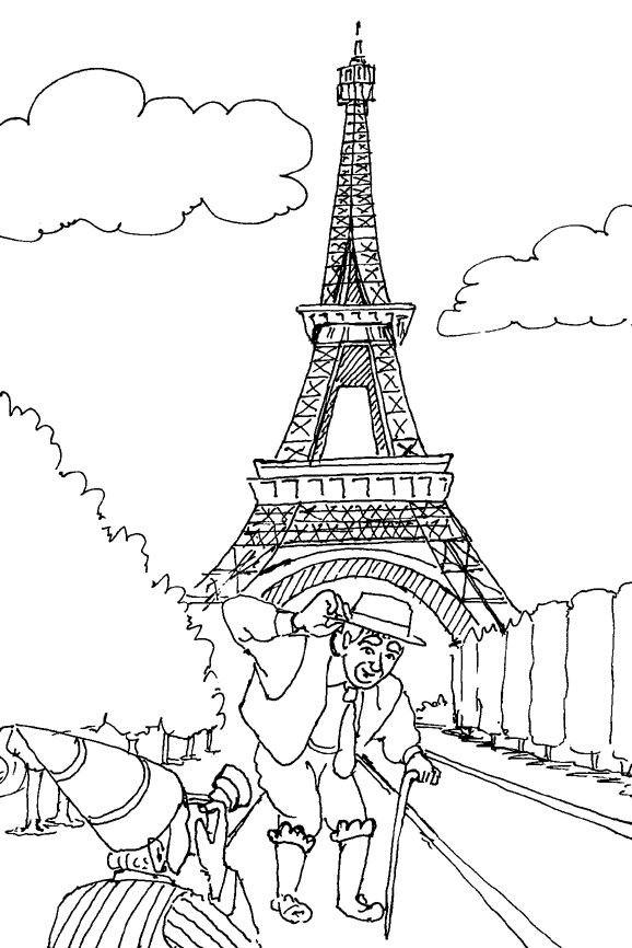 Eiffeltoren Coloring Pages Free Coloring Pictures Free Coloring Pages
