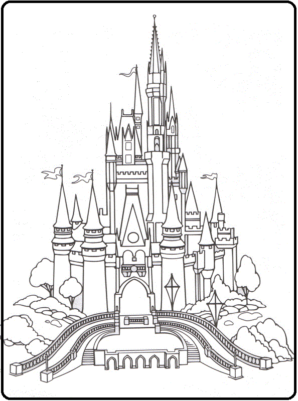 Kasteel Castelo Para Colorir Castelo Da Disney Rapunzel Para Colorir