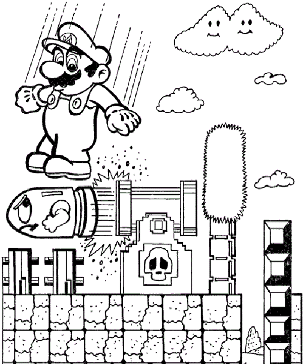 Mario Coloring Pages On Game For Kids Coloring Pages Trend Kleurplaten Mario Dieren