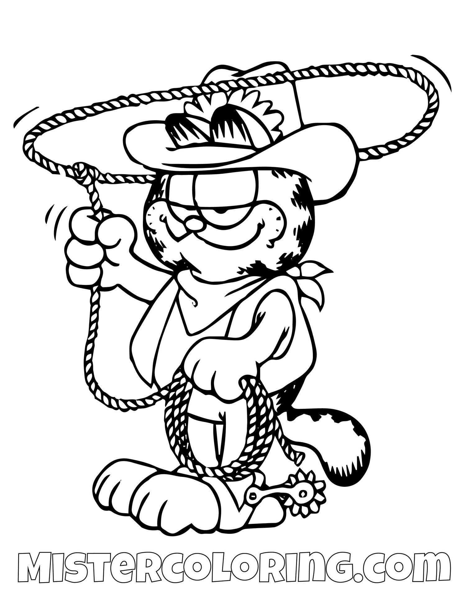 Garfield Coloring Pages For Kids Mister Coloring Kleurplaten Kleuren