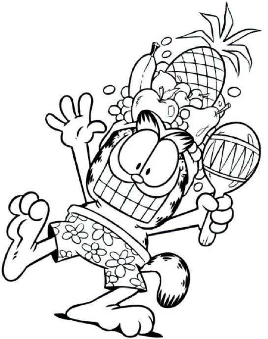 Garfield Coloring Pages 12 Disney Coloring Pages Cartoon Coloring Pages Coloring Page