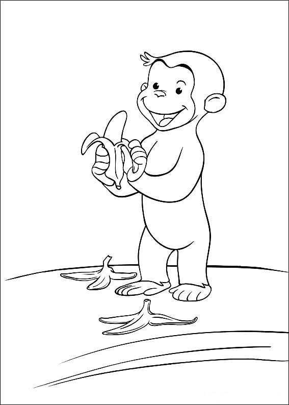 Desenhos Para Colorir E Pintar Para Criancas George O Curioso 51 Desenhos Infantis Pa