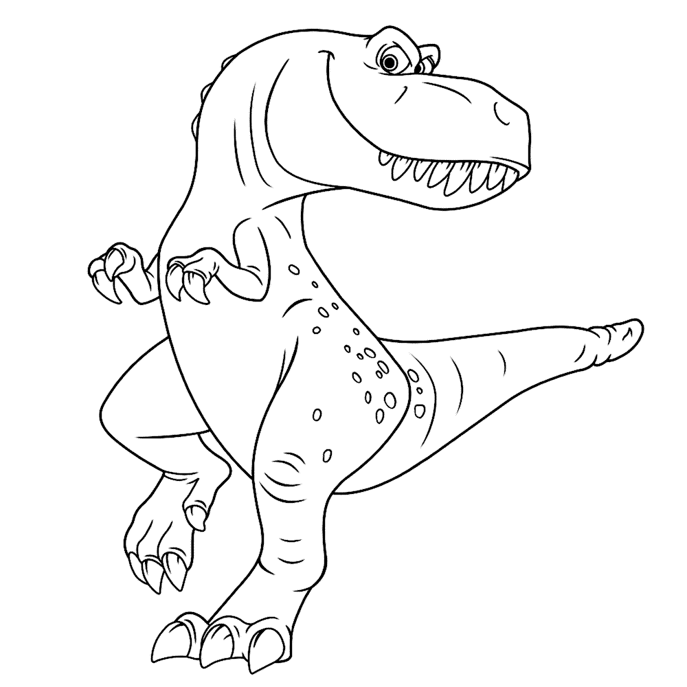 Leuk Voor Kids The Good Dinosaur 0002 Kleurplaten Dinosaurus Kleurboek
