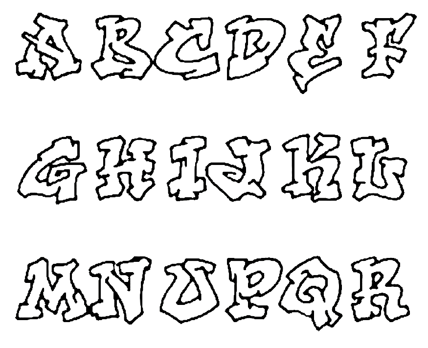 Practice Making Alphabets Graffiti Alphabet Lettering Alphabet Fonts Lettering Alphab