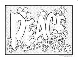 Peace Sign Coloring Pages 3 Jpg 250 193 Pixels Free Coloring Pages Coloring Pages Col