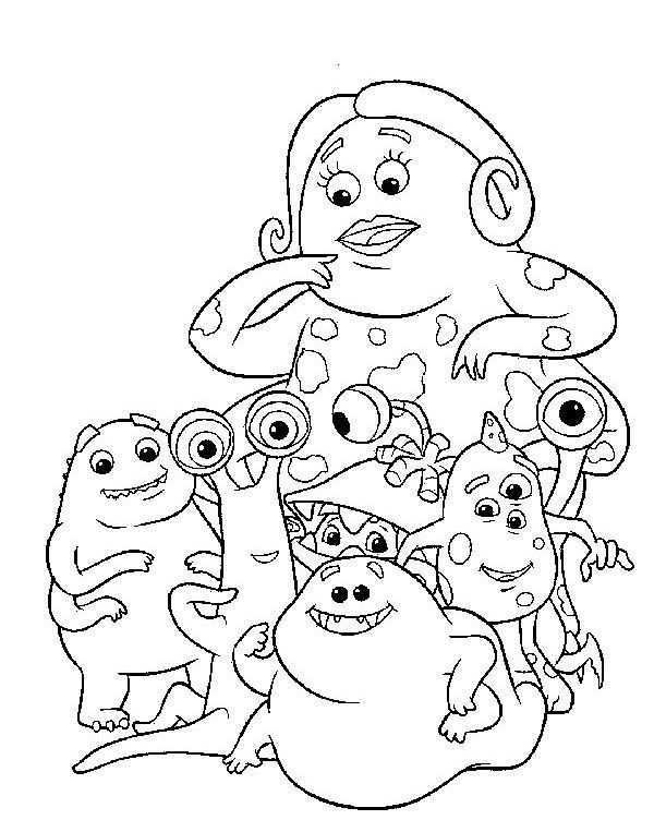 Monsters Inc Coloring Pages Randall Http East Color Com Monsters Inc Coloring Pages R
