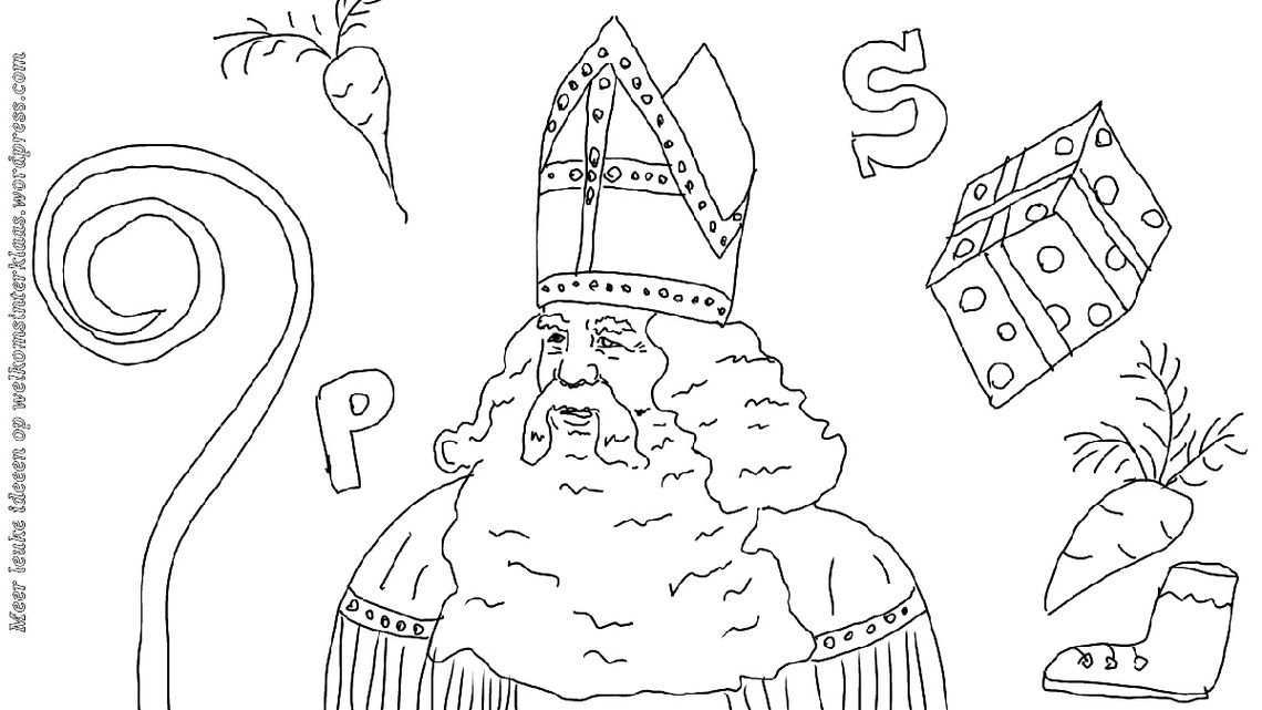 Kleurplaten Voor Groot En Klein Cartoon Tekeningen Sinterklaas Cartoons