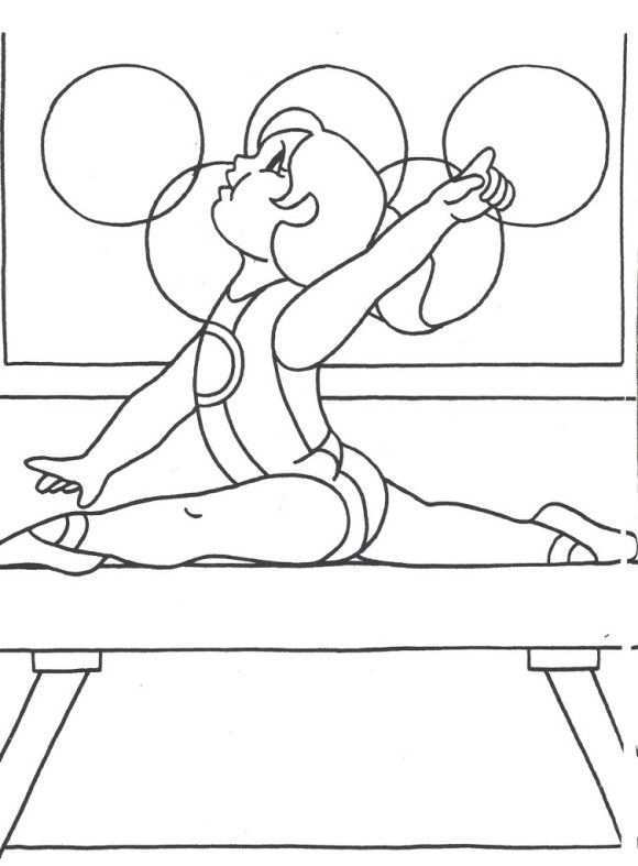 Free Coloring Pages For Kids Gymnastics Free Coloring Pages Sports Coloring Pages Col